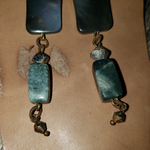 | Artisan | Handmade Upcycled Boho Earrings - Picture 4 of 6